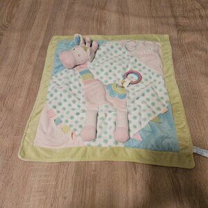 Douglas Baby G Is For Giraffe Pastel Plush Lovey Security Blanket